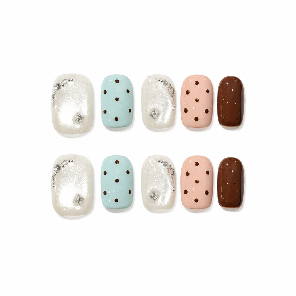 SU04 Mint Cocoa Dots