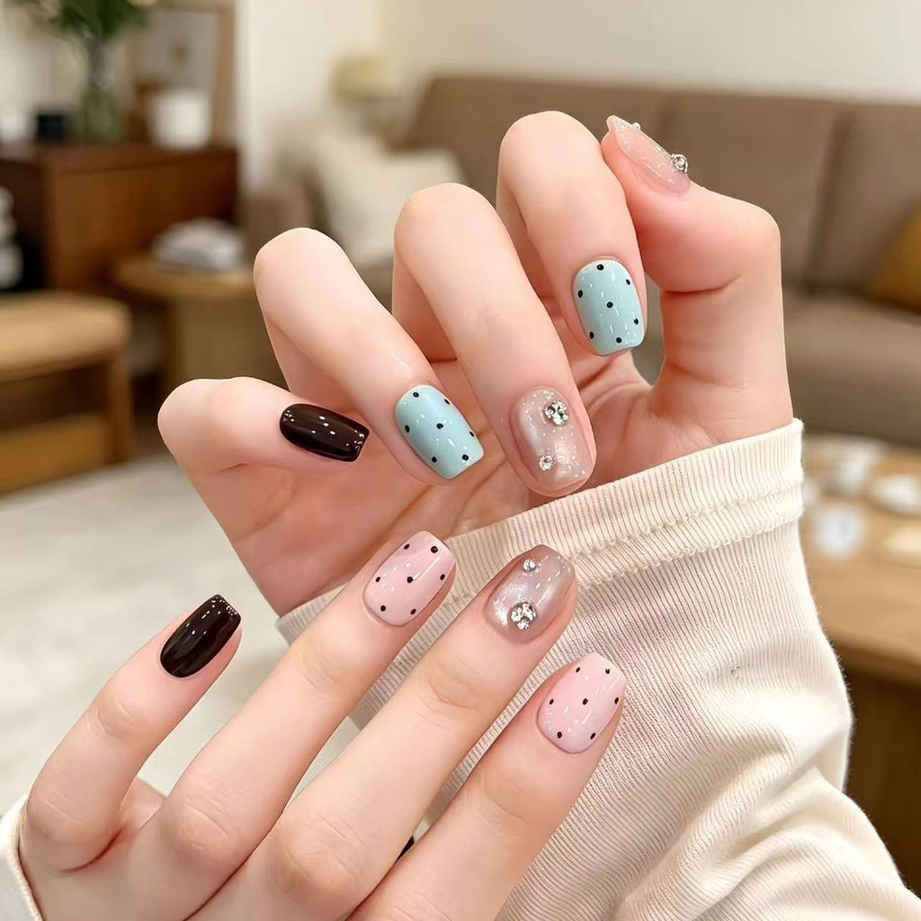 SU04 Mint Cocoa Dots