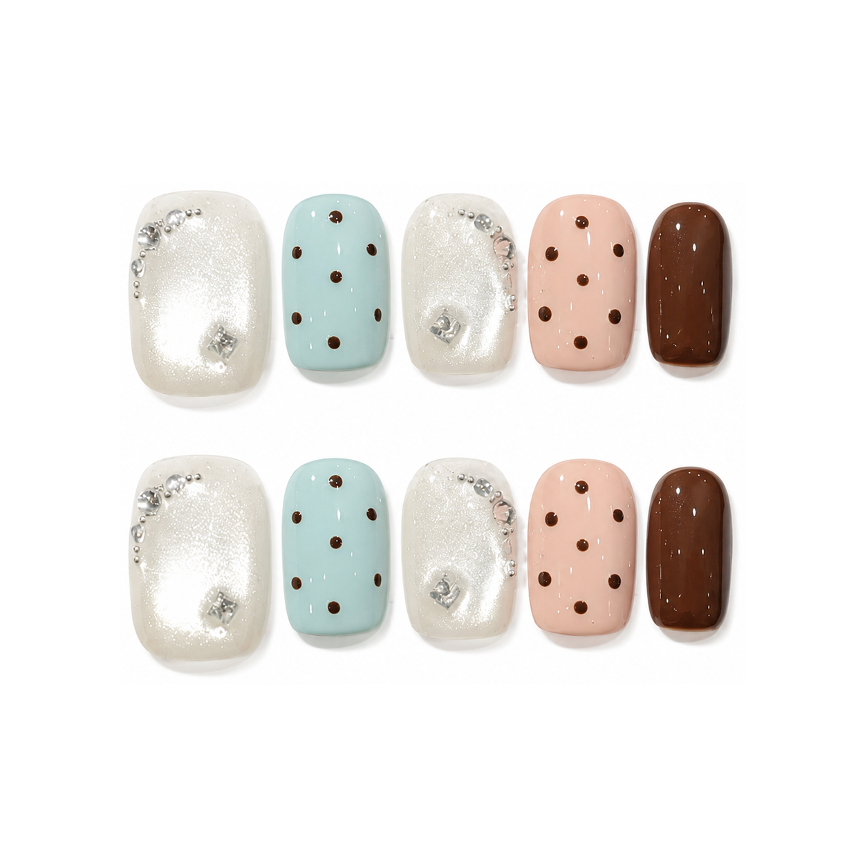 SU04 Mint Cocoa Dots